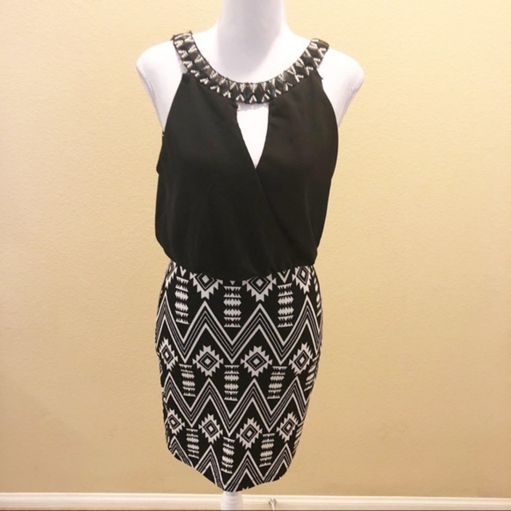 Celine by champion small tribal design dress